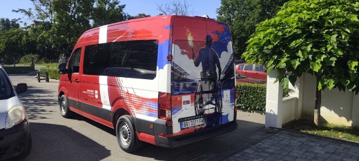 Paraolimpijski komitet brendiranje vozila