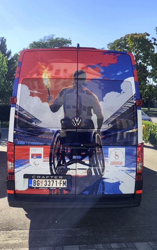 Paraolimpijski komitet brendiranje vozila